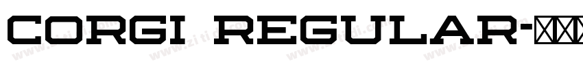 Corgi Regular字体转换